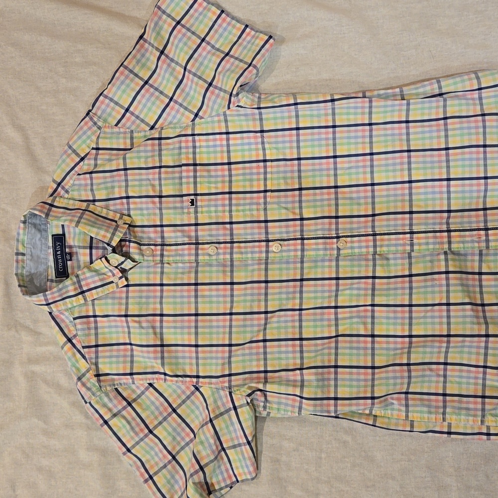 Kid's Crown & Ivy Button Down shirt-XL